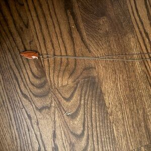 Kendra Scott Kimmy Arrowhead Pendant 28" Necklace Red Jasper Rose Gold